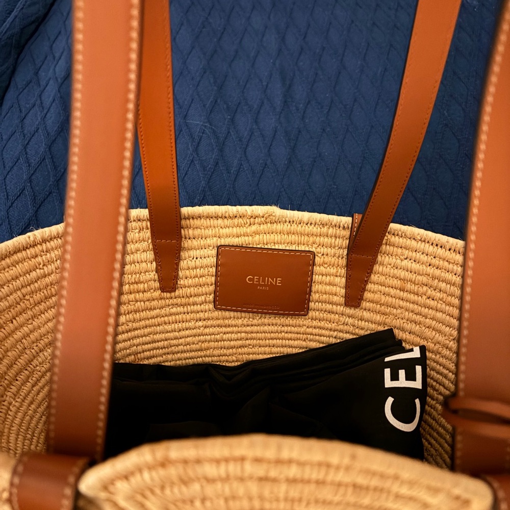 Celine Triomphe Small Raffia Bag - Picture 5 of 5